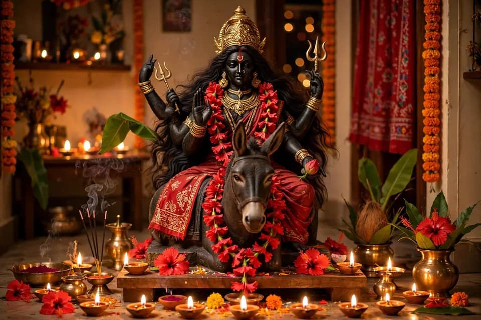 Navaratri 7: Kalaratri Pooja